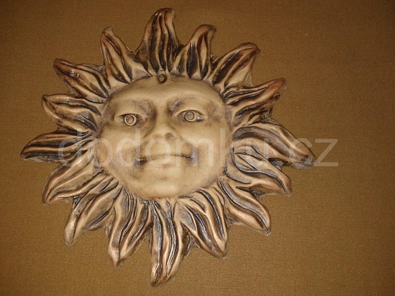Keramické sluníčko k zavěšení, pr.25 cm